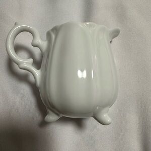 Elegant White Ceramic Pitcher